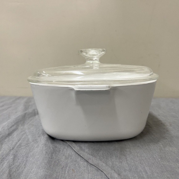 VTG Corning Ware Blue Cornflower 2 1/2 QT Casserole with Glass Lid P-2 1/2-B FS - Picture 5 of 12